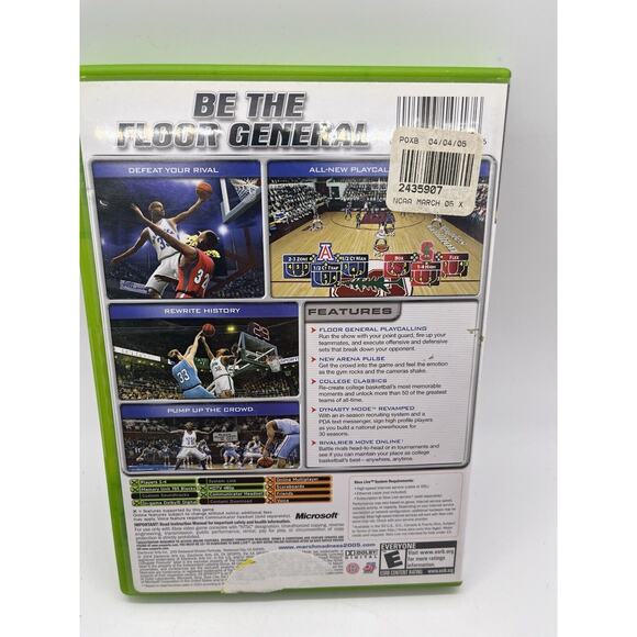 NCAA March Madness 2005 CIB Cleaned Tested - Picture 3 of 8